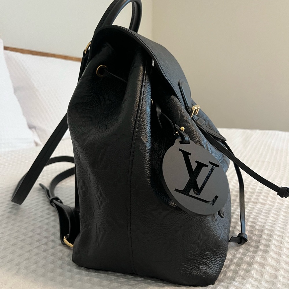 LOUIS VUITTON Empreinte Montsouris NM Backpack Black DISCONTINUED - Picture 4 of 16